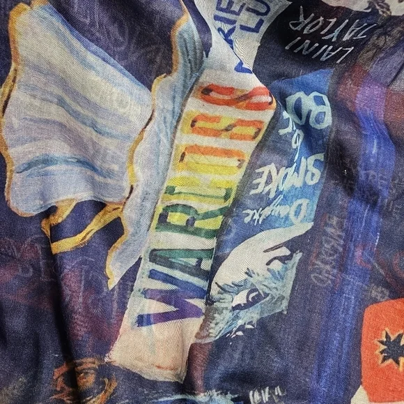 FAIRY LOOT Scarf Book Design *a fun gift for the avid reader* Wrap Shawl - Picture 4 of 14